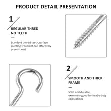 eye hook clamp in Heavy Duty, Stainless Steel Eye Bolts Screw (7 Pc Set)