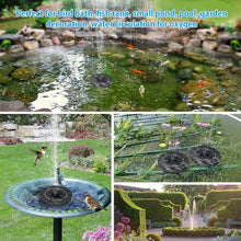 Solar powered floating water fountain Pump Kit
