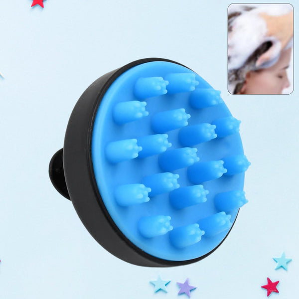 Massaging hair brush